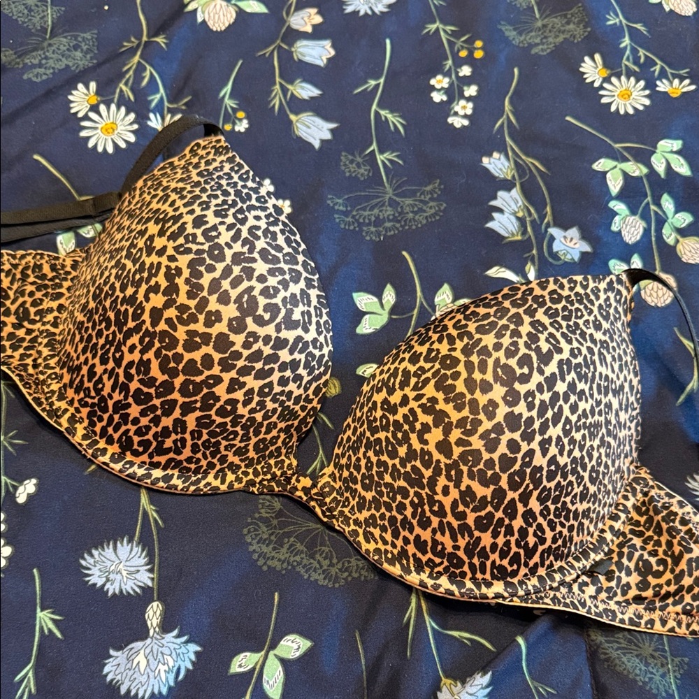 Leopard Print Women's Bra